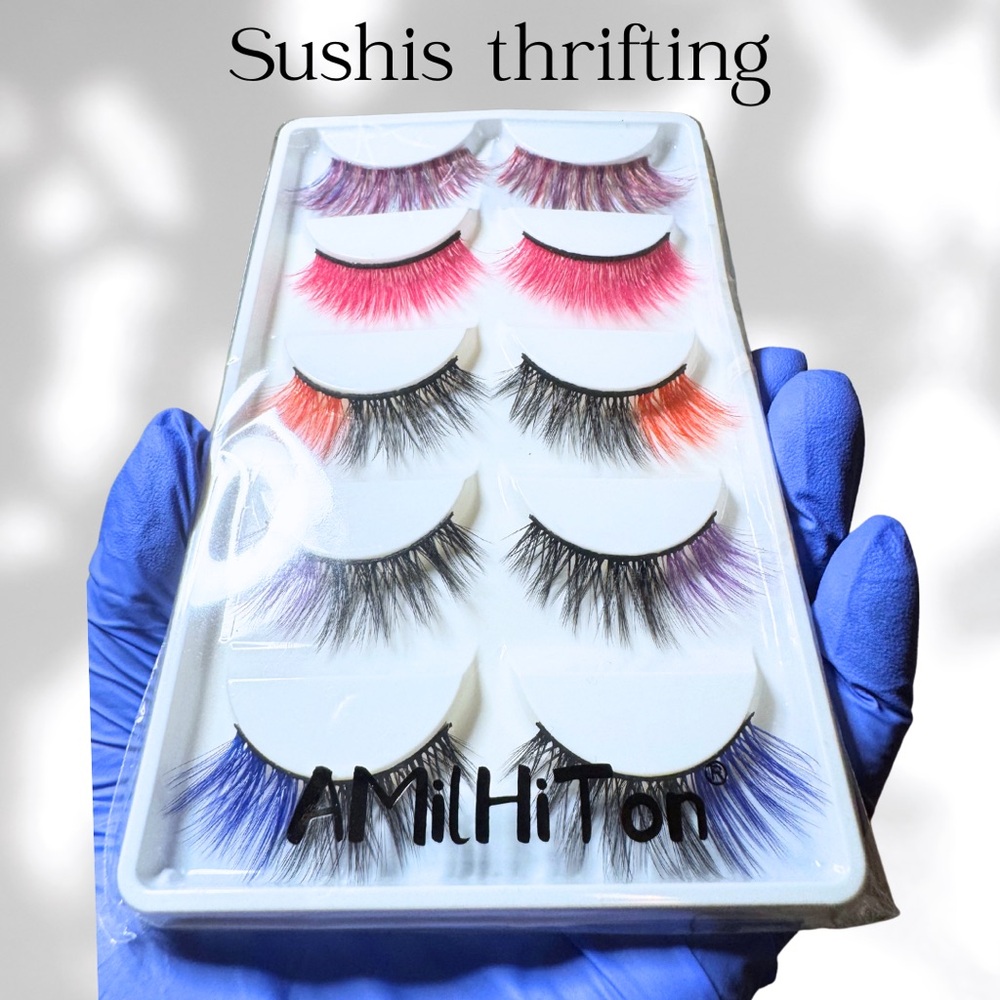 Colorful False Eyelashes Set